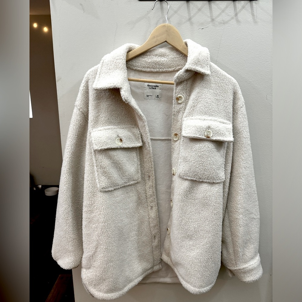 Abercrombie and fitch Sherpa shirt jacket